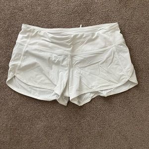 Lululemon white shorts
